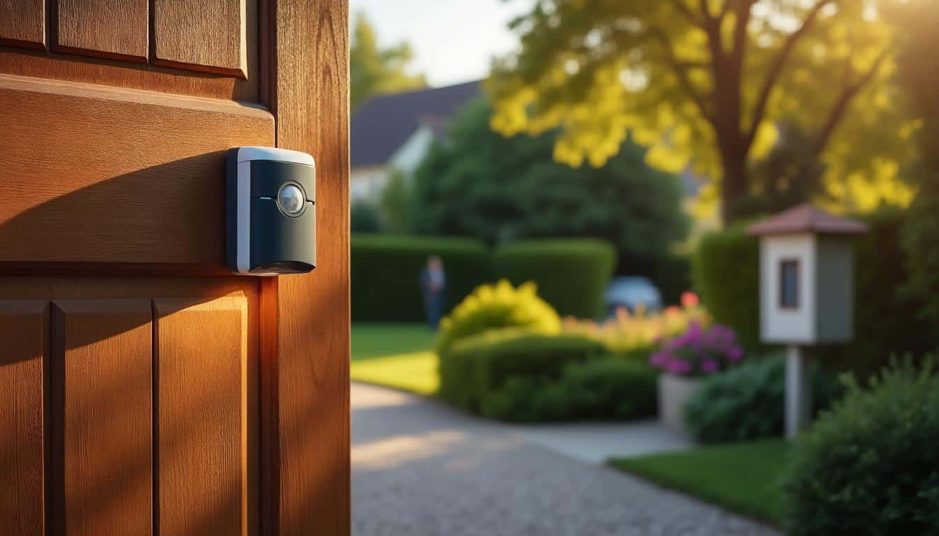 Illustration: Utilité et efficacité dissuasive de l’autocollant d’alarme en sécurité résidentielle