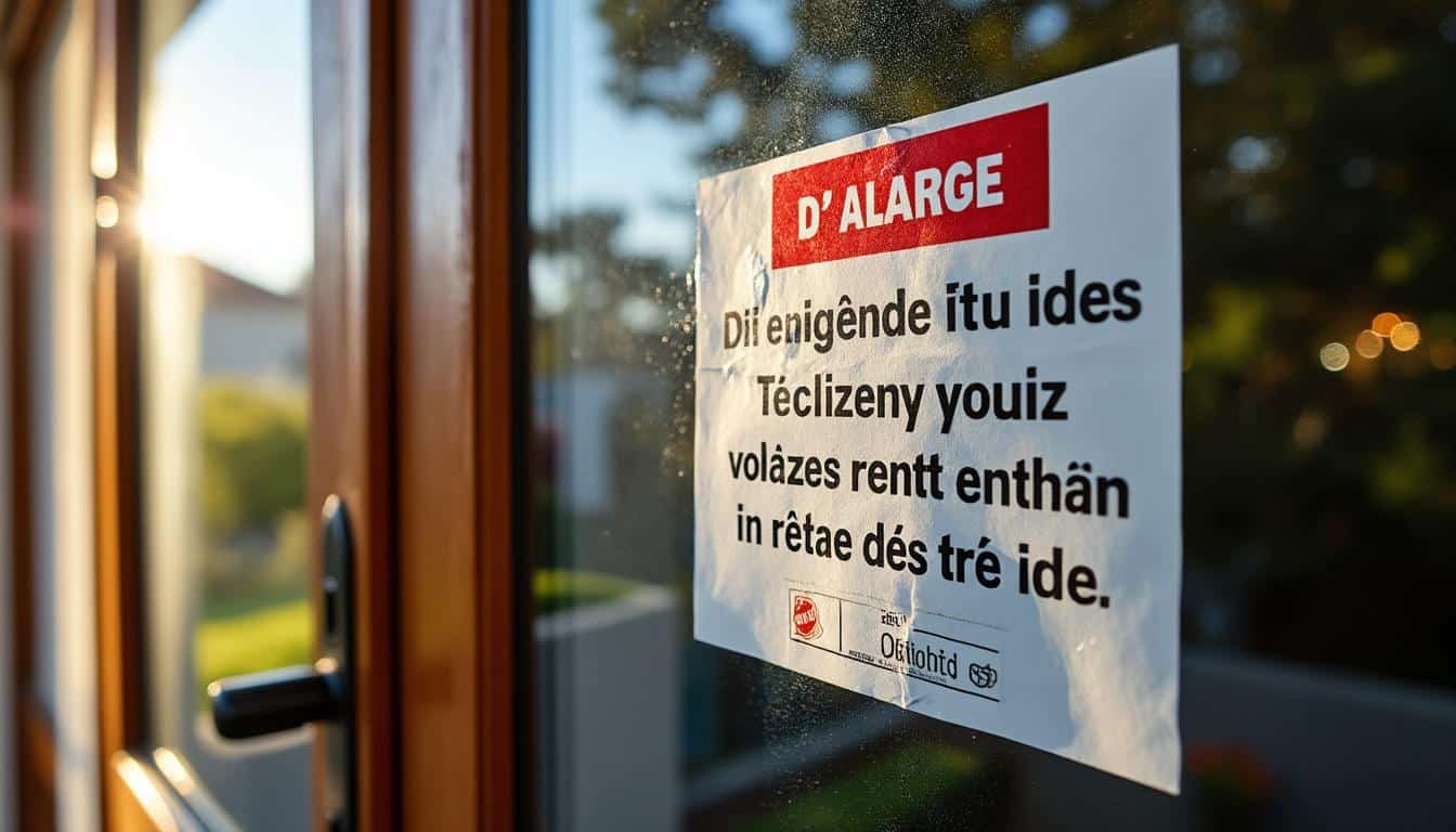 L’autocollant d’alarme pour maison : dissuasion simple et efficace