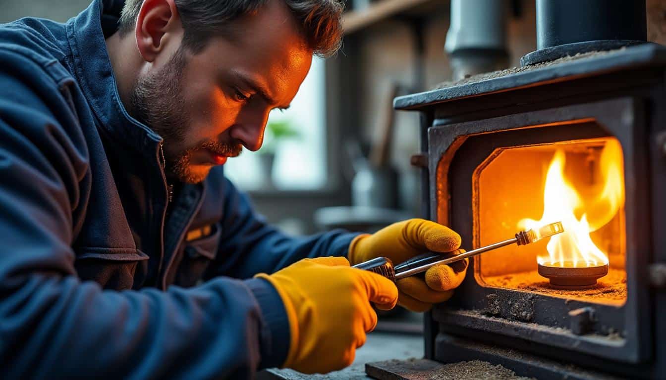 Illustration: Réglage et entretien du brûleur de chaudière fioul : guide pratique