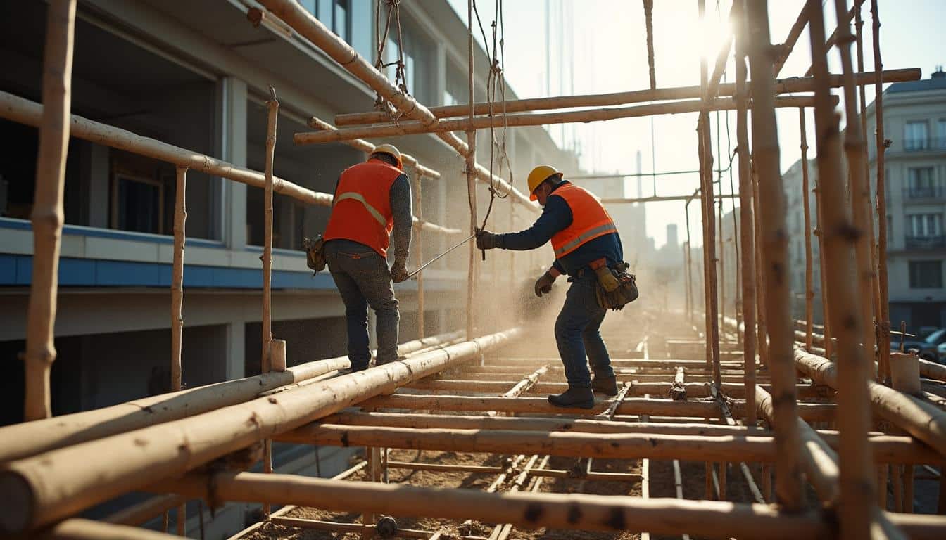 L’échafaudage en bambou : atouts, techniques et usages modernes