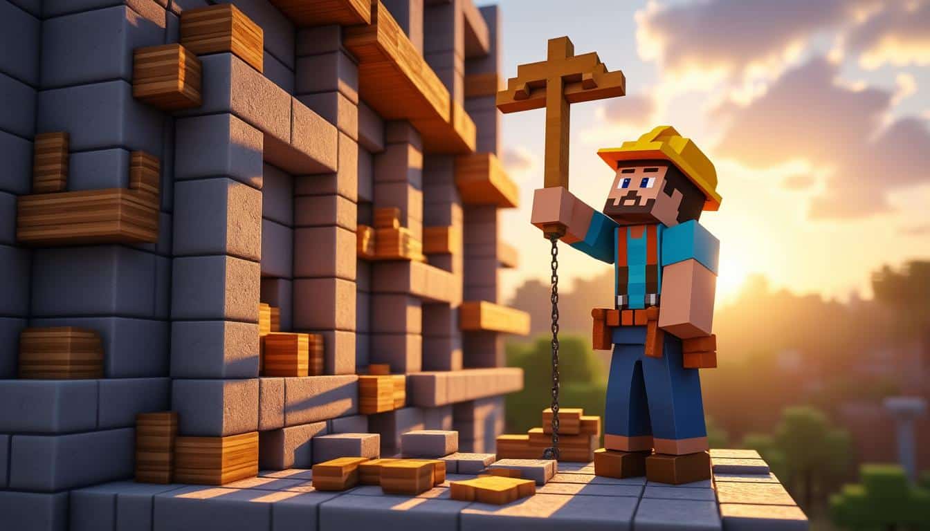Illustration: Définition et utilité de l’échafaudage dans Minecraft