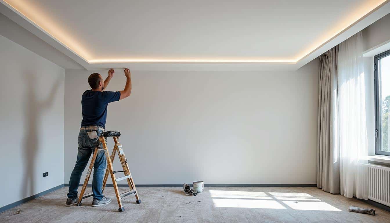 Illustration: Avantages et inconvénients du faux plafond en PVC