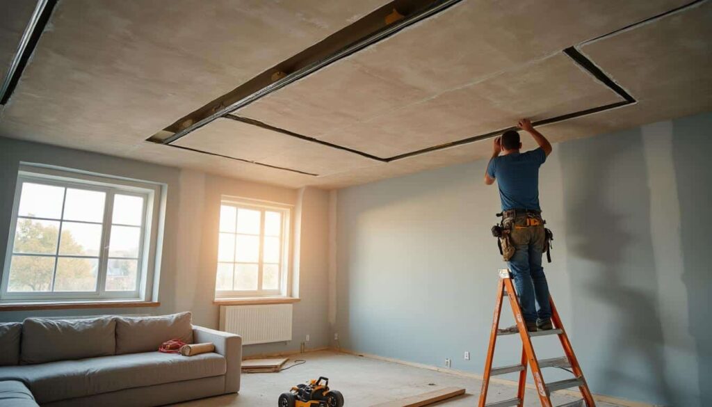 Tout savoir sur le faux plafond à rail : guide, conseils et pose