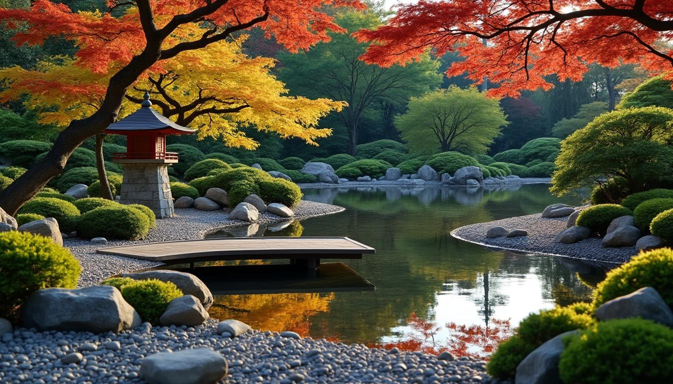 Illustration: Les principes fondamentaux et les éléments d’un jardin japonais paysagiste