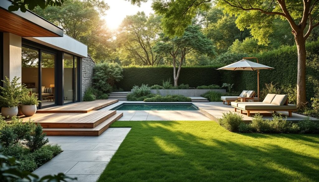 Jardin paysager moderne : guide complet pour un extérieur design
