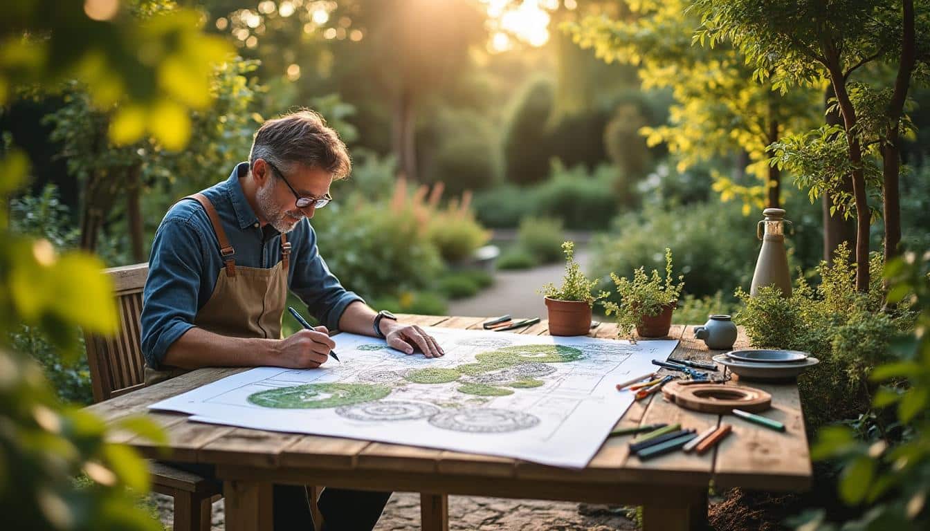 Illustration: Définition et utilité d’un plan de jardin paysager