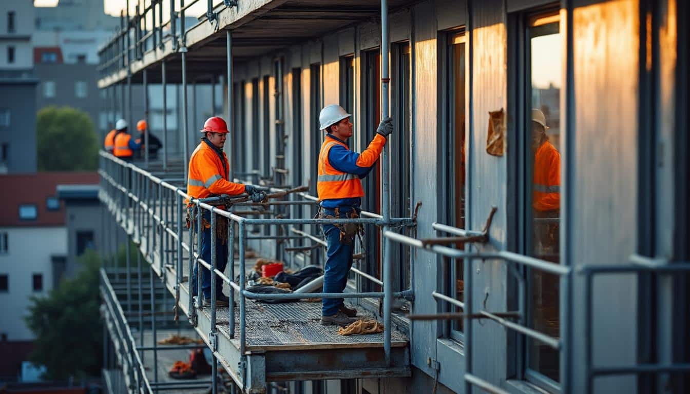 Illustration: Définition et rôle d’un échafaudage dans le travail en hauteur