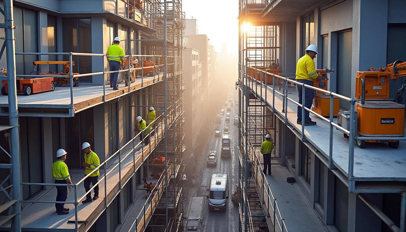 Illustration: Les différents types d’échafaudages et leurs usages