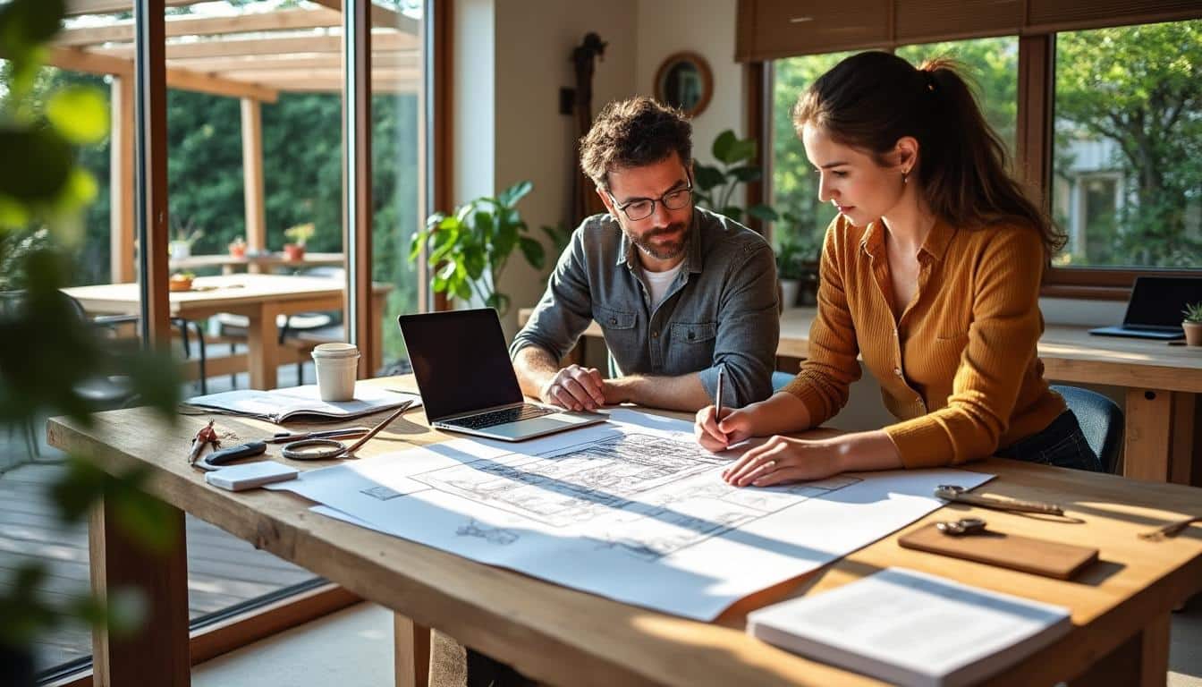 Illustration: Préparer son projet de véranda en bois à faire soi-même : planification et démarches