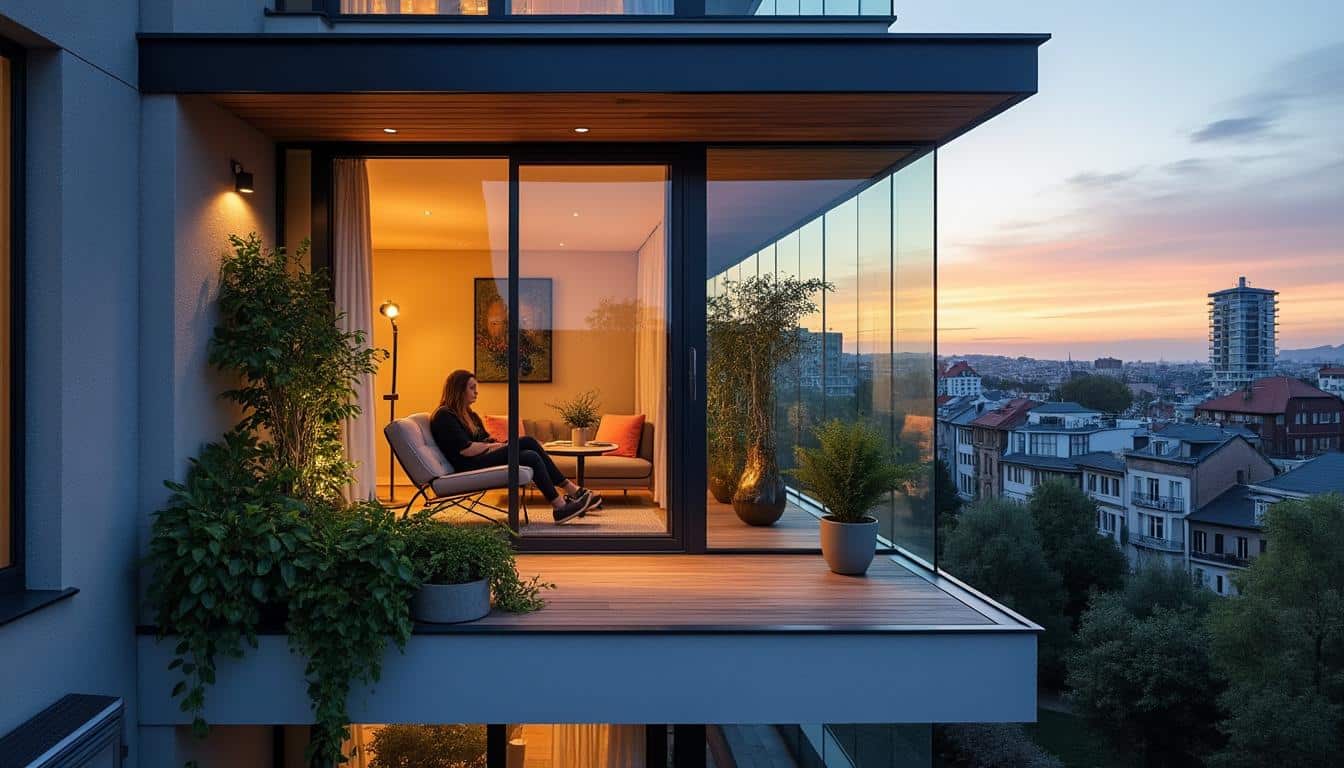 Illustration: Avantages et inconvénients d’une véranda sur balcon