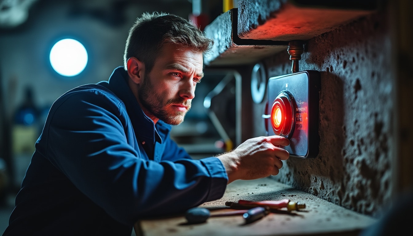 Illustration: Les causes et conditions de mise en sécurité d’une chaudière fioul