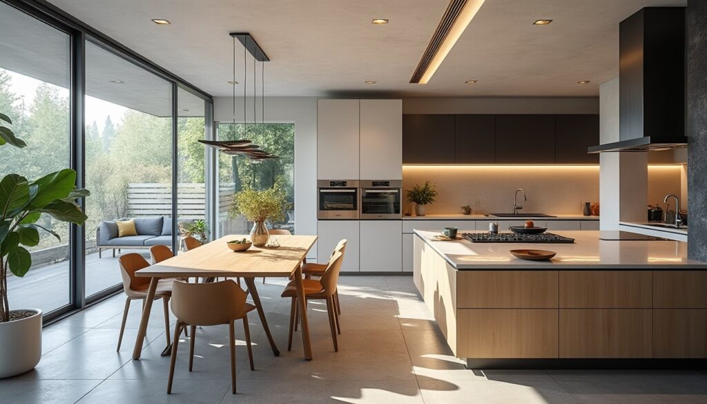 Cuisine avec faux plafond : avantages, matériaux et conseils