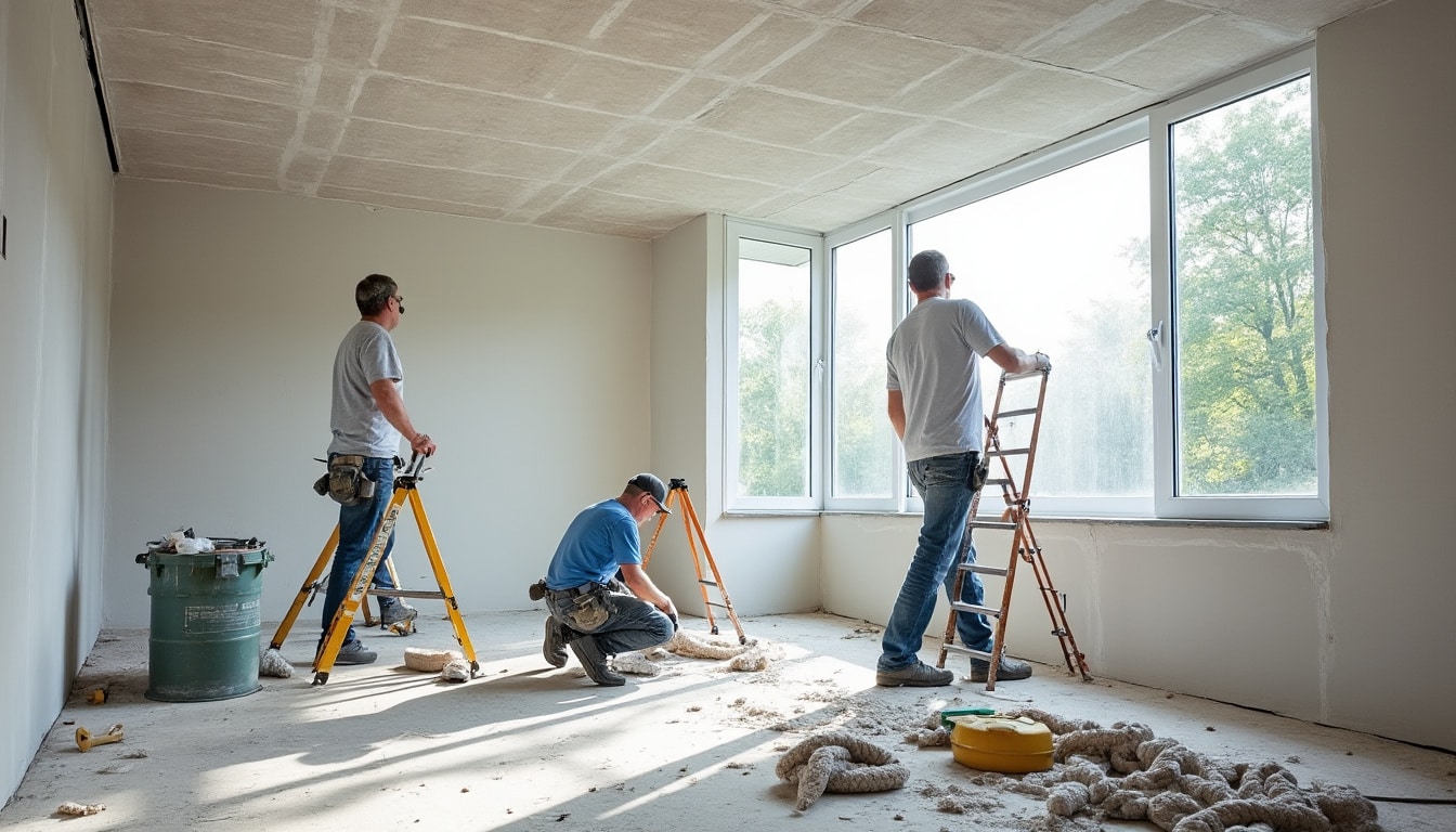 Illustration: Les différents types de faux plafonds isolants et leurs spécificités