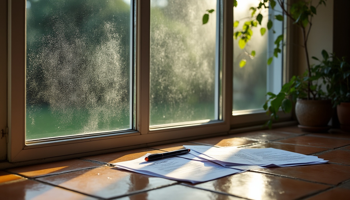 Illustration: Causes courantes des fuites de véranda et risques pour l’assurance habitation