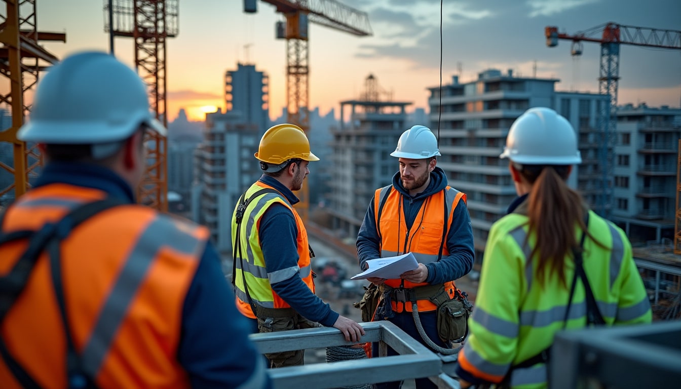 Illustration: Les différents types d’échafaudages et situations nécessitant une habilitation