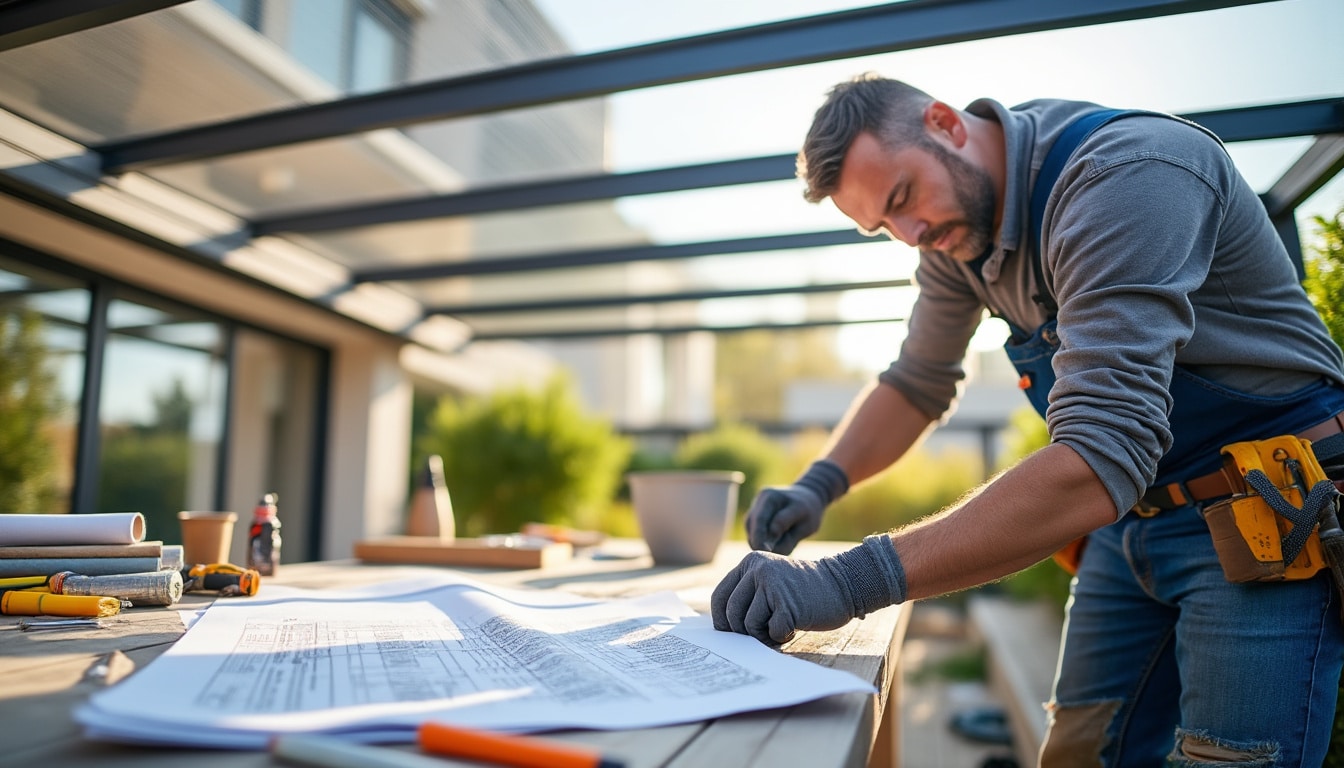Illustration: Les différents types de joints adaptés à une véranda en polycarbonate