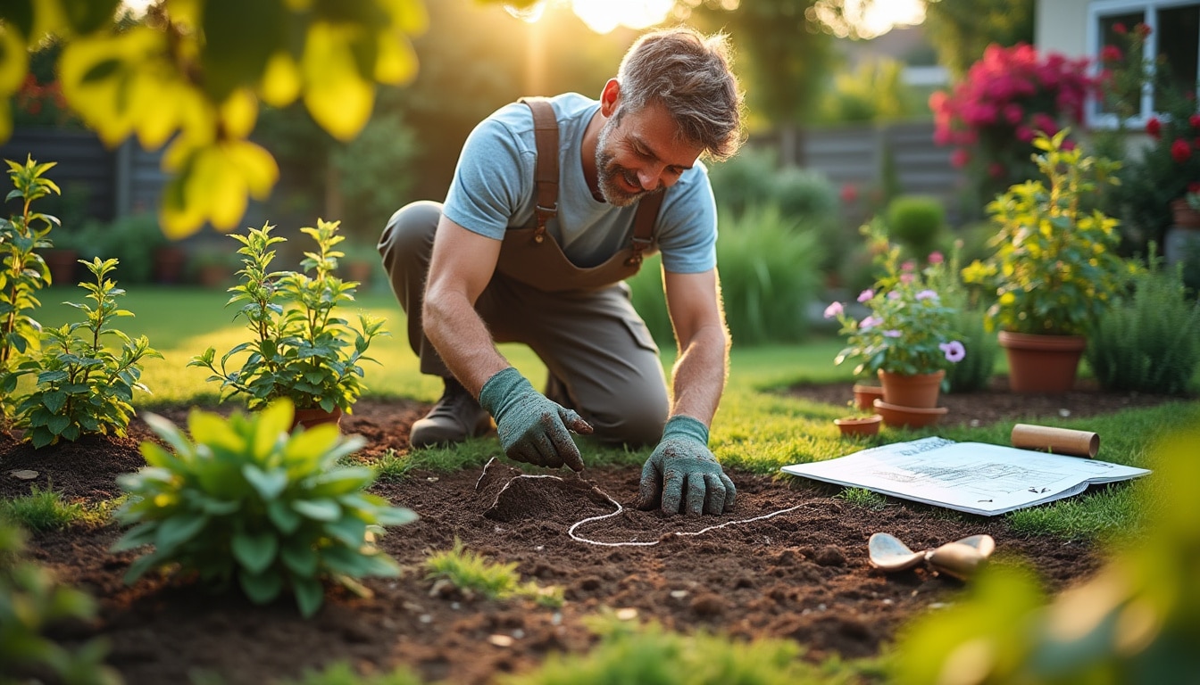 Illustration: Les étapes pour réussir à paysager son jardin soi-même
