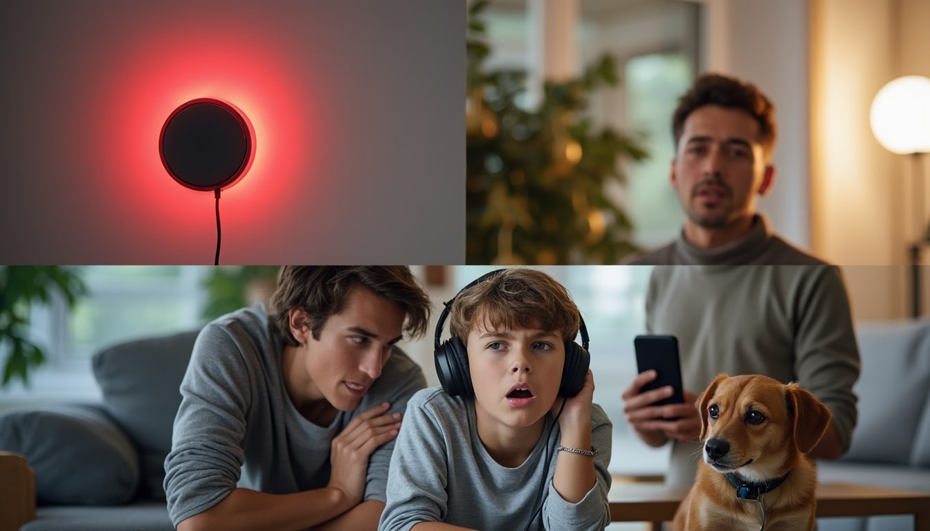 Illustration: Les différents types de sons d’une alarme maison