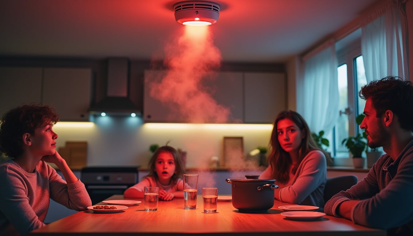 Illustration: Causes fréquentes d’une alarme incendie de maison qui sonne sans raison