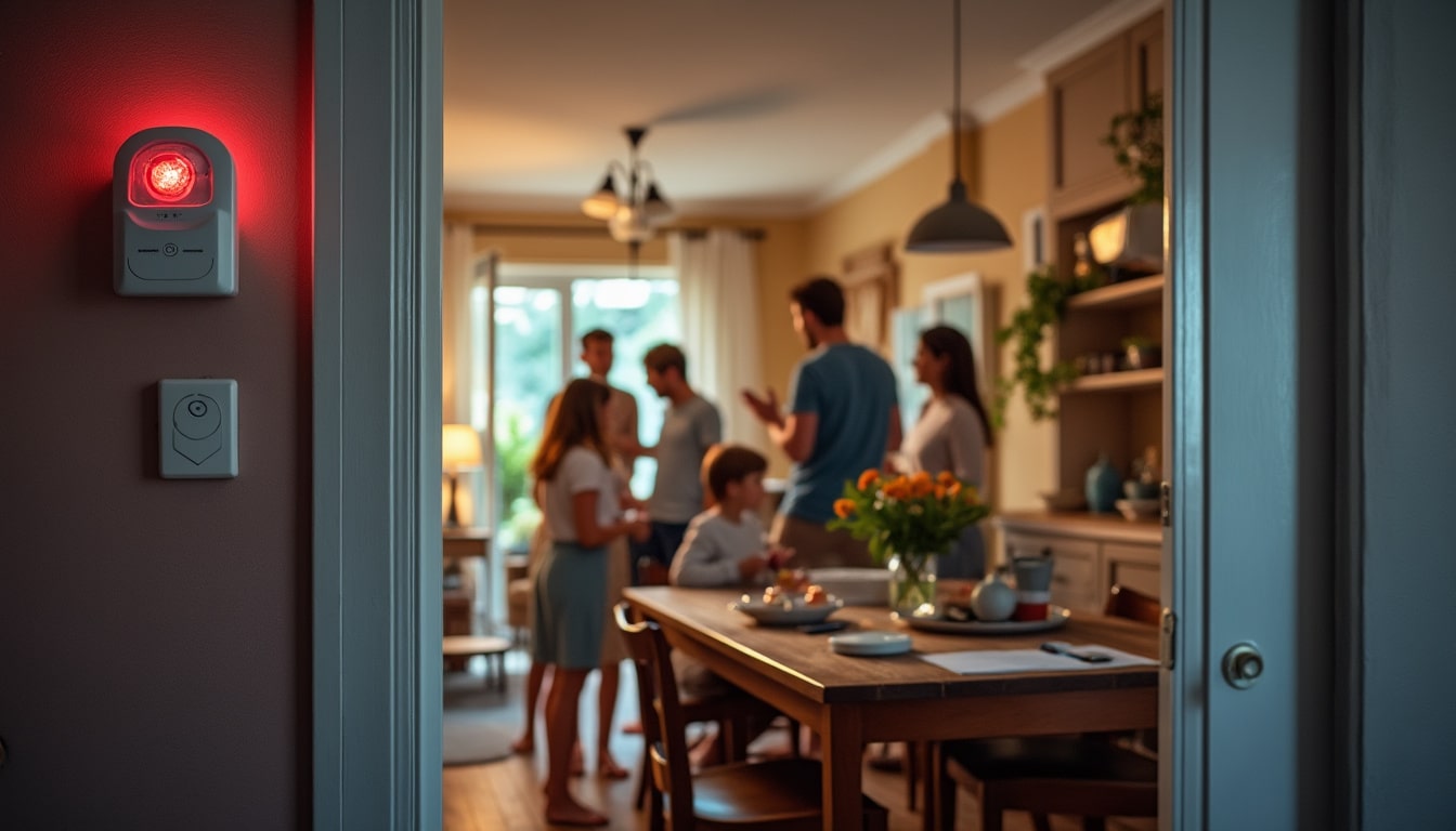 Illustration: Comprendre les différents signaux d’un détecteur d’alarme incendie en maison