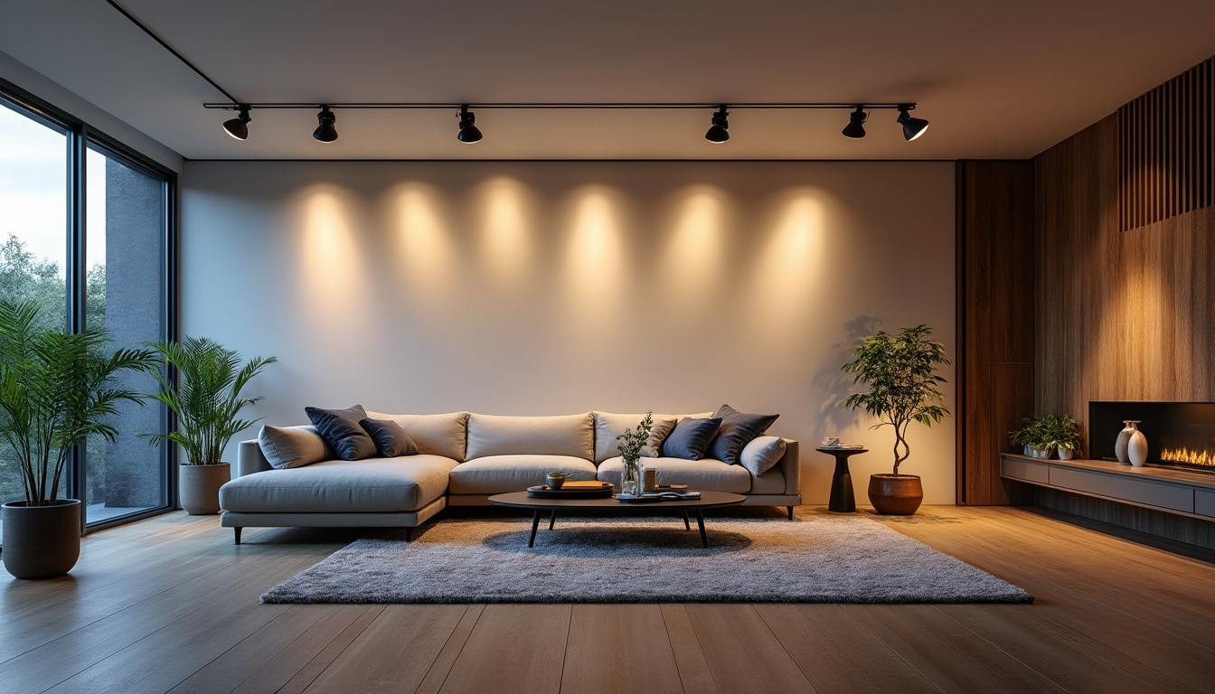 Illustration: Les avantages et inconvénients d’un faux plafond de salon avec spot