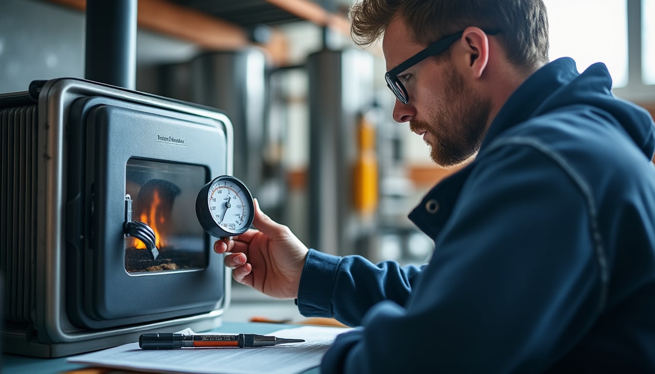 Illustration: Les valeurs recommandées pour la pression de la chaudière fioul et les symptômes d’anomalie