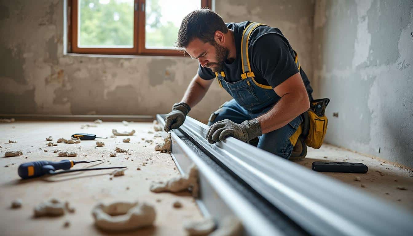 Illustration: Comprendre le rôle du rail pour faux plafond en placo dans votre projet