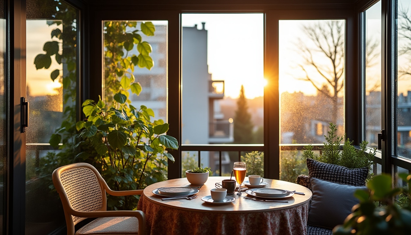 Illustration: Avantages et inconvénients d’une véranda sur balcon