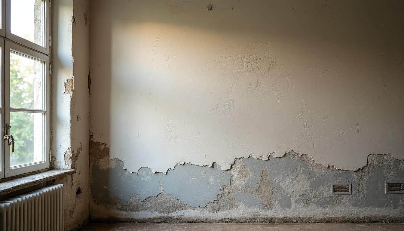 Illustration: Ce qui relie l’isolation thermique et la condensation sur un mur intérieur