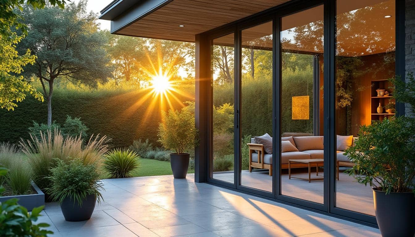 Illustration - Les atouts de la véranda en aluminium pour un espace lumineux à Nantes