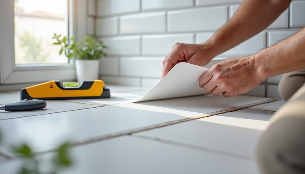 Lambris PVC salle de bain à coller : pose facile et étanchéité garantie