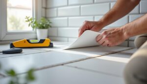 Lambris PVC salle de bain à coller : pose facile et étanchéité garantie