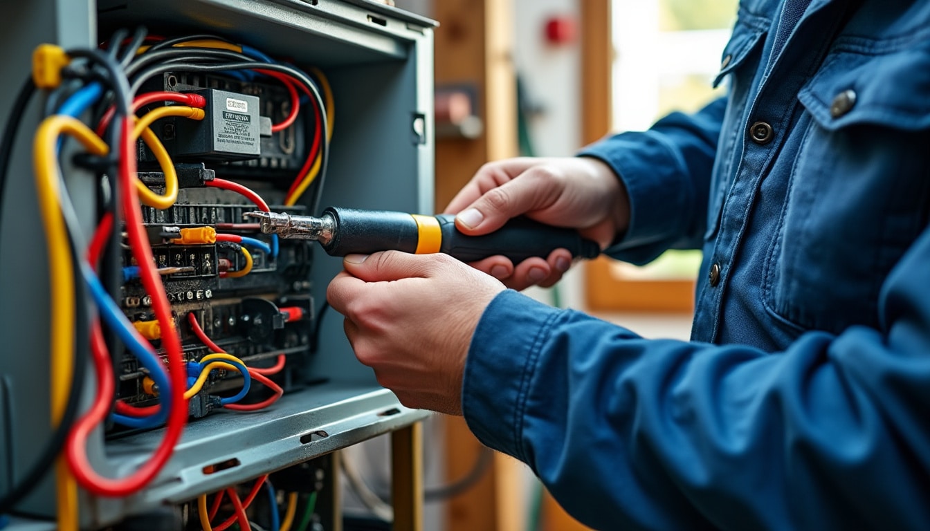 Illustration: Comprendre la fonction essentielle d’un bornier dans un tableau électrique