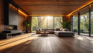 Lambris peuplier pour plafond : charme naturel et pose facile