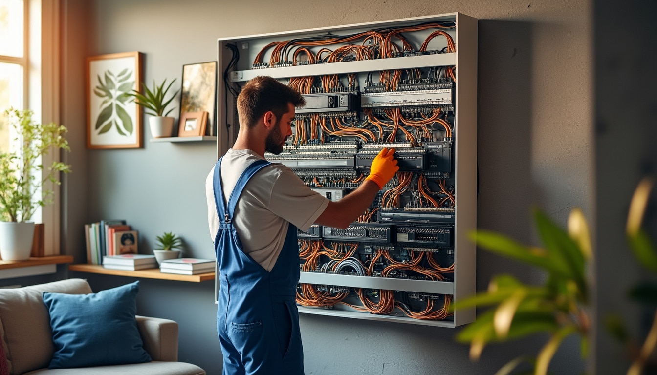 Illustration: Comprendre le rôle essentiel du tableau électrique dans un logement
