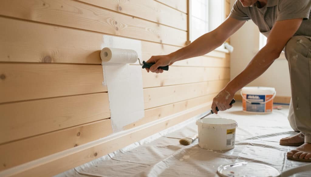 Comment peindre un lambris en bois sans faux pas