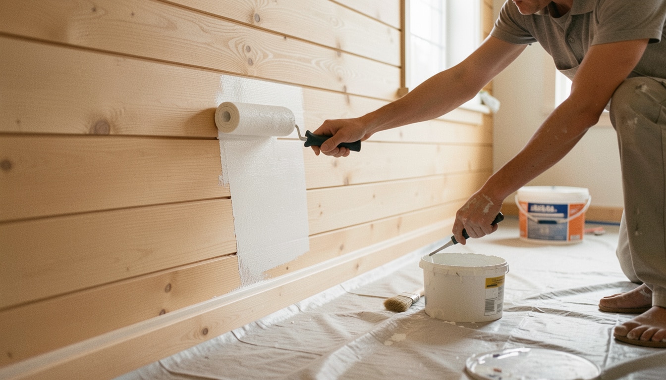Comment peindre un lambris en bois sans faux pas